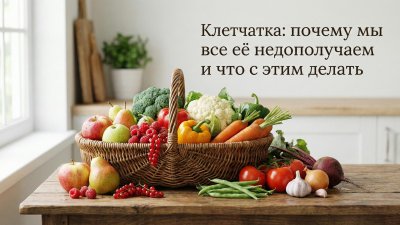 Клетчатка: почему мы все её недополучаем и что с этим делать